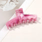 Beau - Marble Swirl Triangle PC Claw Hair Clip