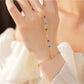Lovra - Alloy Synthetic Zircon Circle Bracelet