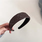 Gifty - Vintage Argyle Wide Hair Hoop