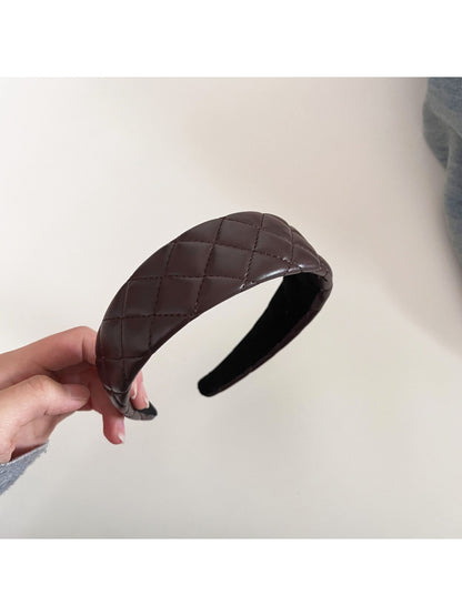 Gifty - Vintage Argyle Wide Hair Hoop