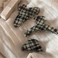 Beau - Black Striped Hair Claw Clip