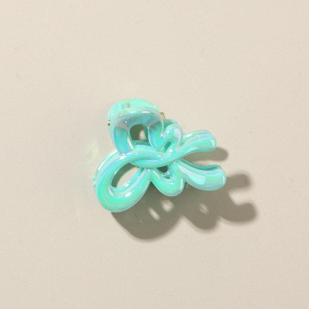 Beau - Glossy Bow Detail PS Side Hair Claw Clip