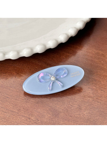 Beau - Bow Shaped Oval Hair Clip