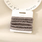 Gifty - Solid Color Crinkle Hair Tie Set