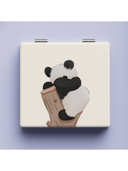 Mirroray - Panda Pattern Folding Makeup Mirror