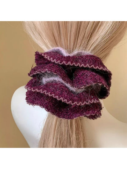 Gifty - Fall Winter Soft Double Layer Scrunchie