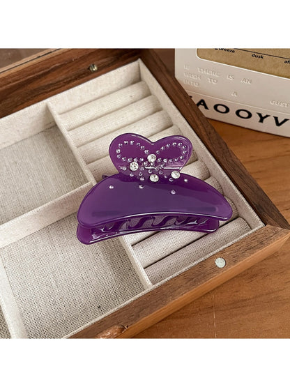 Beau - Butterfly Dot Rhinestone Hair Clip