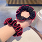 Gifty - Contrast Color Ruched Scrunchies