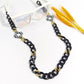 Velra - Black Chain Eyeglass Strap