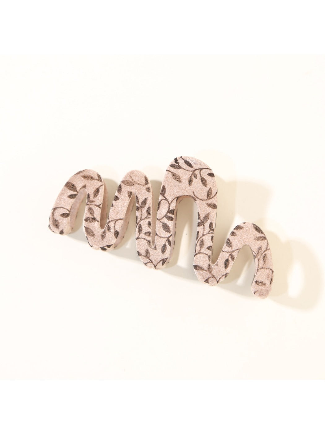 Beau - Wave Geometric Design Hair Claw Clip