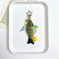 Keypus - Alloy Plastic Fish Bag Hanging Charm Keychain