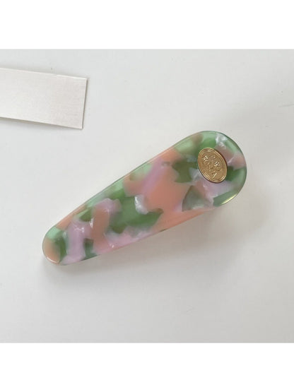 Beau - Water Droplet Type Acetate Hair Clip