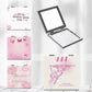 Mirroray - Portable PU Case Folding Makeup Mirror