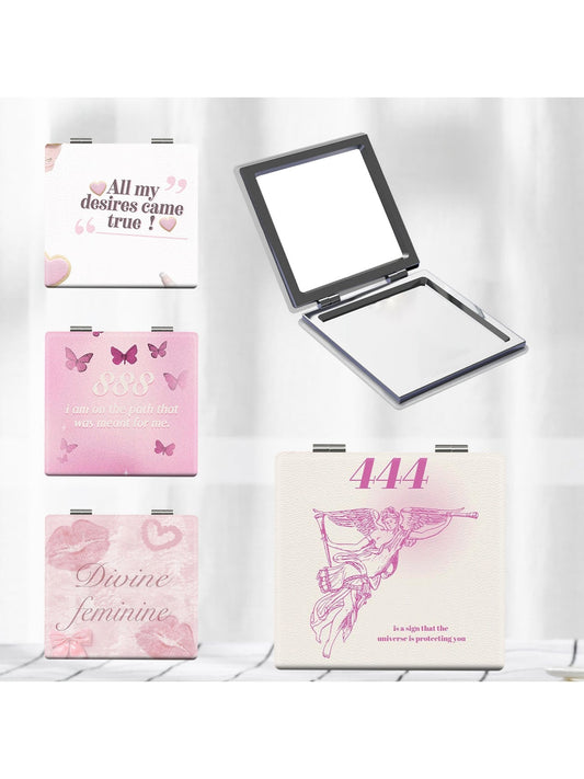 Mirroray - Portable PU Case Folding Makeup Mirror