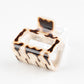 Beau - Leopard Print Openwork Square Claw Clip