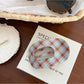 Beau - Acrylic Oval Cutout Duckbill Hair Clip
