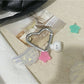 Keypus - Acrylic Bunny Angel Wing Star Bag Charm Keychain