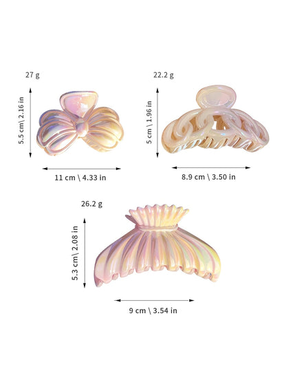 Beau - Glossy Gradient Acetate Fish Tail Hair Claw Clip