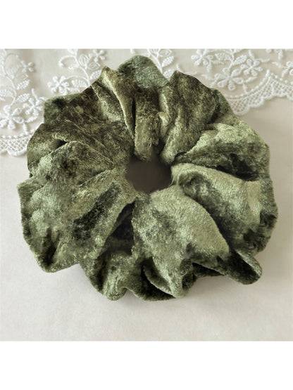 Gifty - Solid Color Plush Hair Ties
