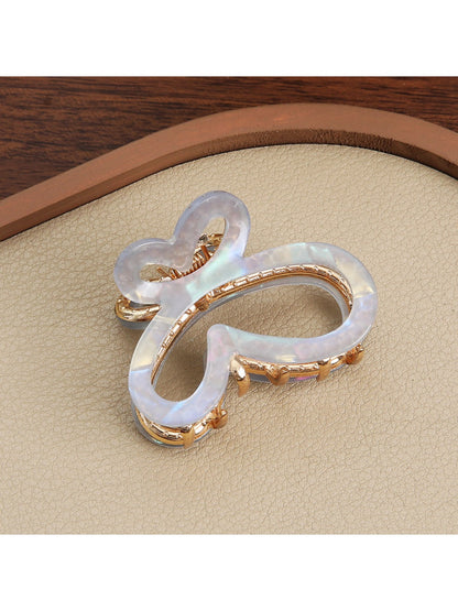 Beau - Butterfly Shaped Iridescent Hair Claw Clip
