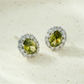 Earedge - Geometric Oval Fashion Stud Earrings Style