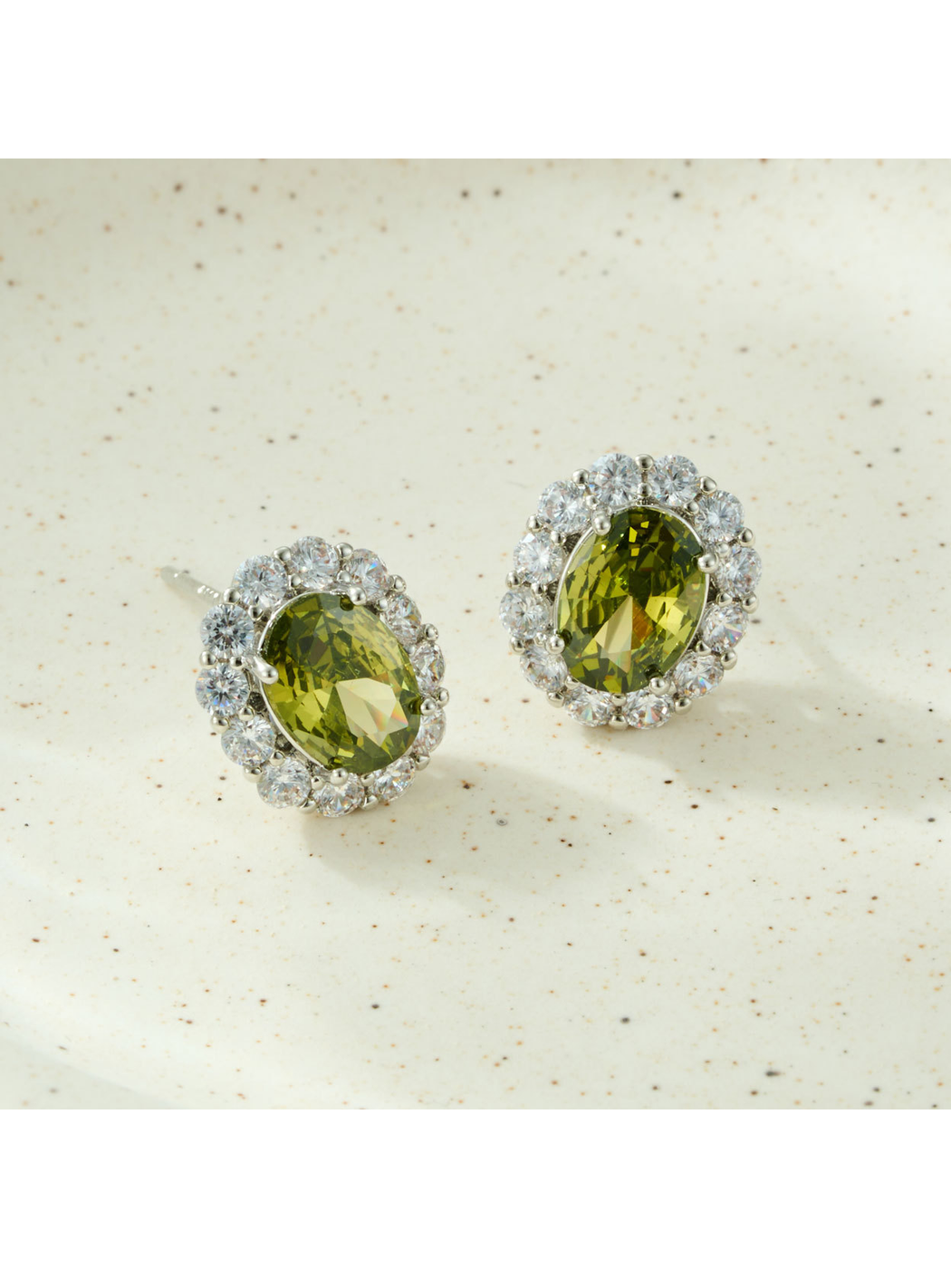 Earedge - Geometric Oval Fashion Stud Earrings Style