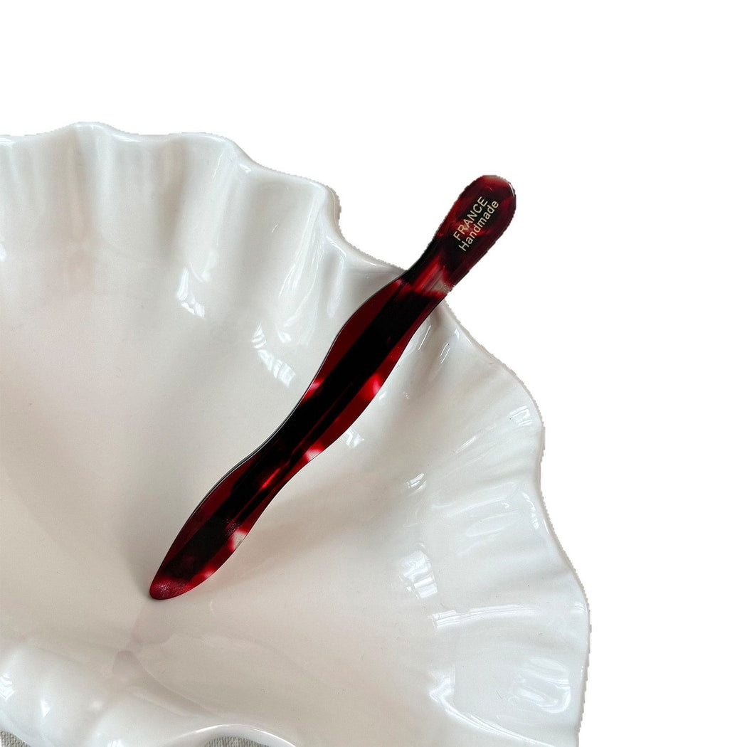 Beau - Wavy Acetate Fiber French Barrette