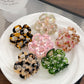 Beau - Openwork Flower Acetate Plate Claw Clip
