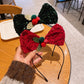 Gifty - Christmas Sequin Pom Pom Bow Headband