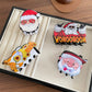 Beau - Playful Christmas Santa Design Claw Clip