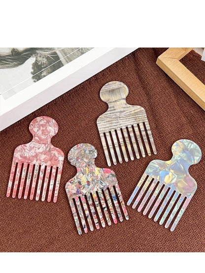 Camerow - Iridescent Geometric Travel Comb