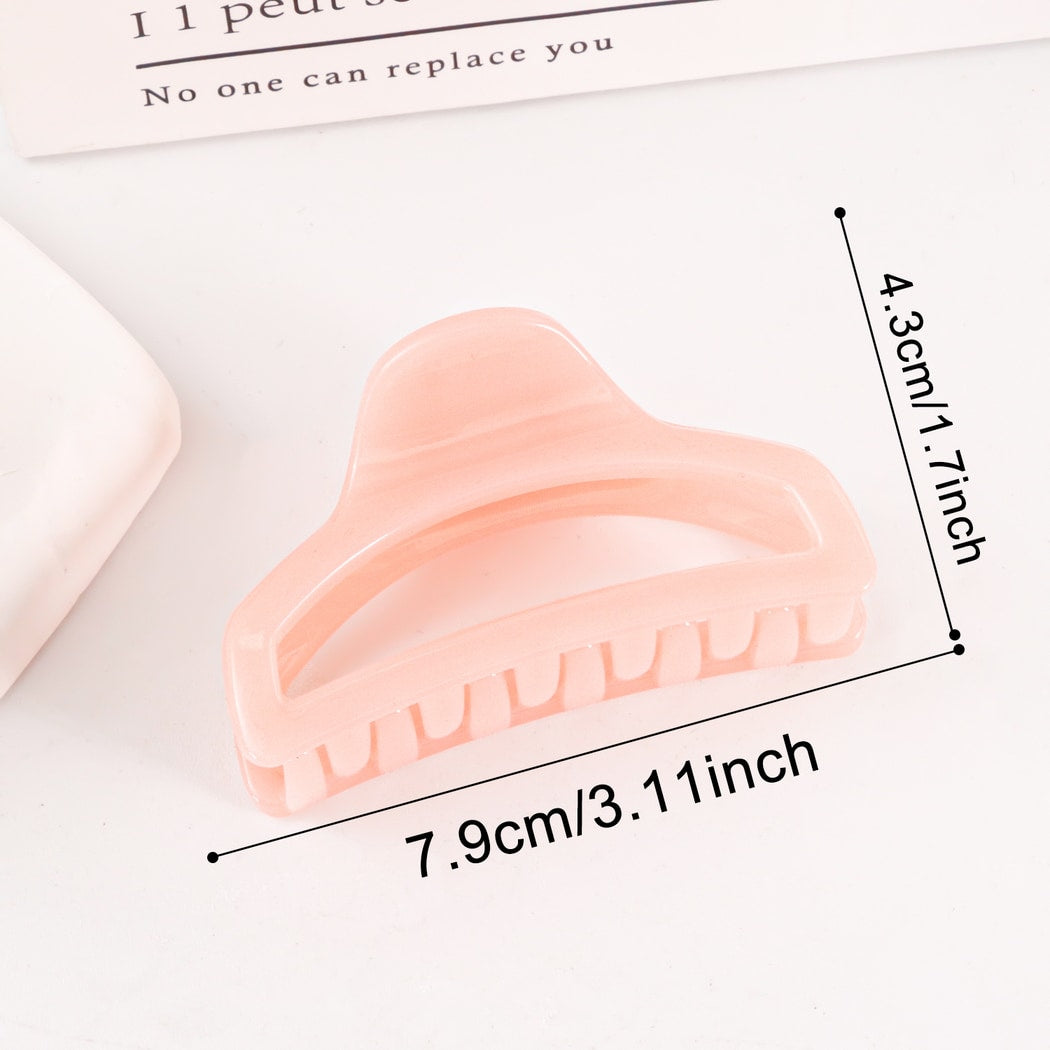 Beau - Simple Pastel Hollow Geometric Claw Clip