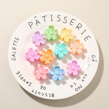 Beau - Glossy Petal Flower PS Claw Clip