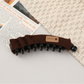 Beau - Solid Color Long Wrapped Claw Hair Clip