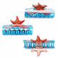 Beau - Ocean Starfish Pattern PVC Claw Clip