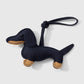 Keypus - Color Block Cute Dachshund Shape Keychain