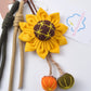 Keypus - Elegant Yellow Sunflower Keychain