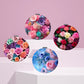 Mirroray - Round Floral Print Foldable Compact Mirror