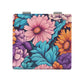 Mirroray - Bright Floral Print Foldable Portable Makeup Mirror