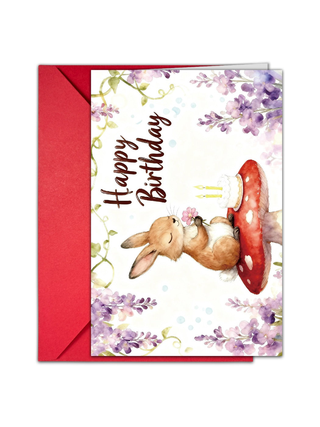 Carduria - Ink Style Animal Birthday Card