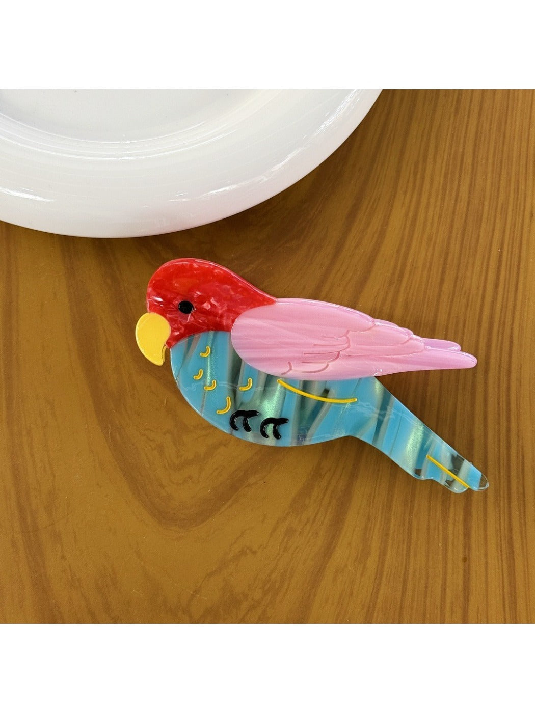 Beau - Cute Colorblock Bird Hair Clip