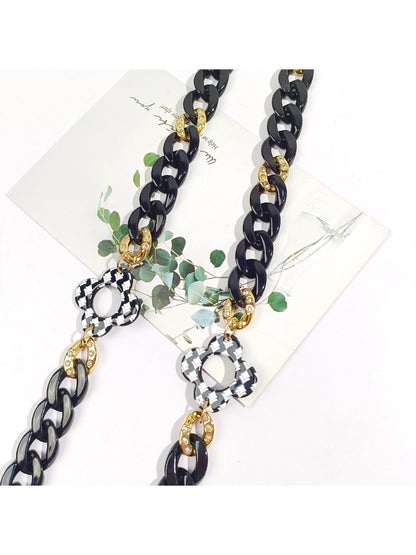 Velra - Black Chain Eyeglass Strap