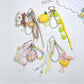 Keypus - Cute Fruit Pattern Bag Pendant Keychain