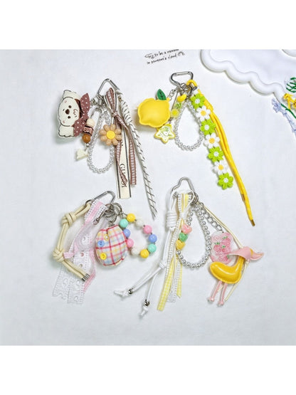 Keypus - Cute Fruit Pattern Bag Pendant Keychain