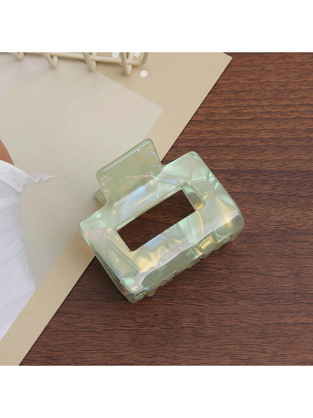 Beau - Colorful Square-Shaped Hair Clip