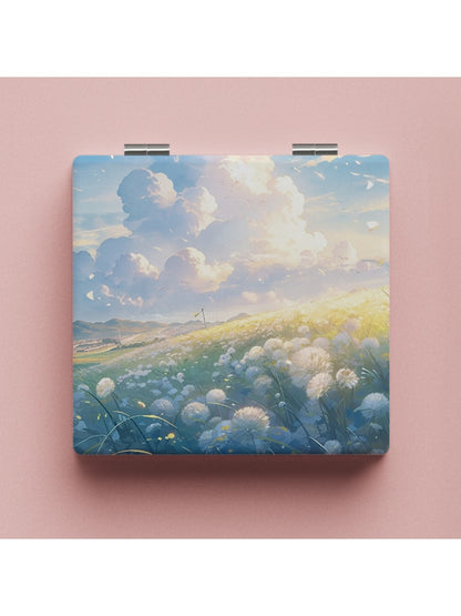 Mirroray - Dandelion Pattern Folding Mirror