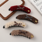 Beau - Solid Color Bow Accent Banana Clip