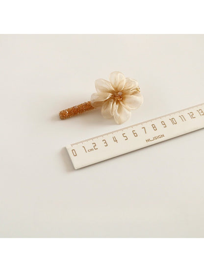 Beau - Yellow Flower One-Line Hair Clip