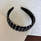 Gifty - Wide Polka Dot Fabric Covered Women's Headband