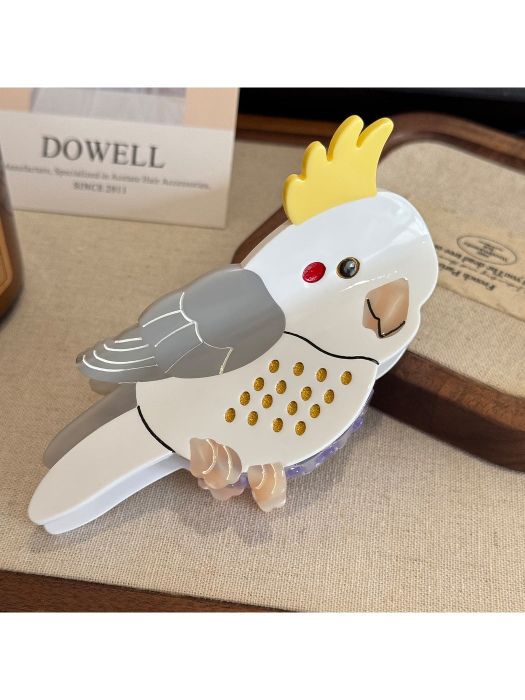Beau - Cute Parrot Hair Claw Clip Cartoon